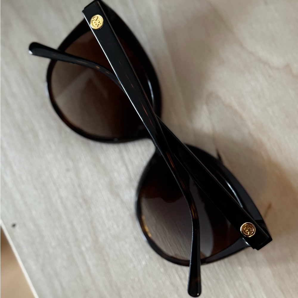 Michael Kors MK2045 Jan Tortoise Cat Eye Sunglasses Brown Gradient Lens w/ Case - Picture 2 of 7